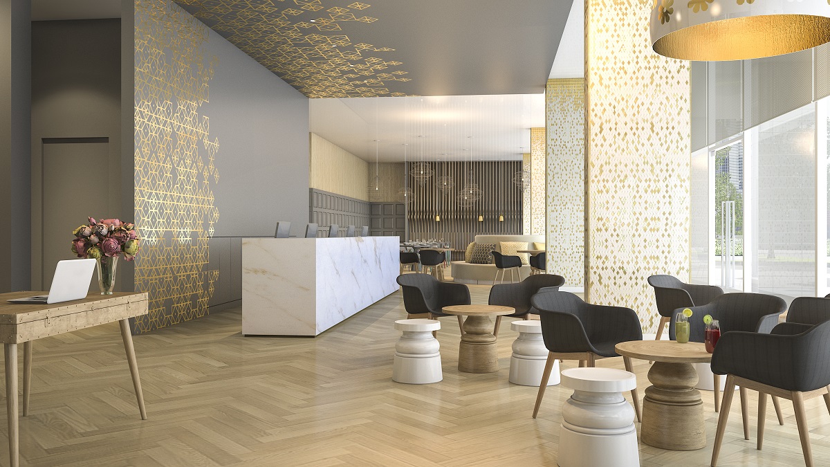 Hotel lobby
