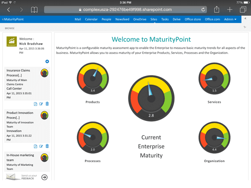 PMO Maturity App