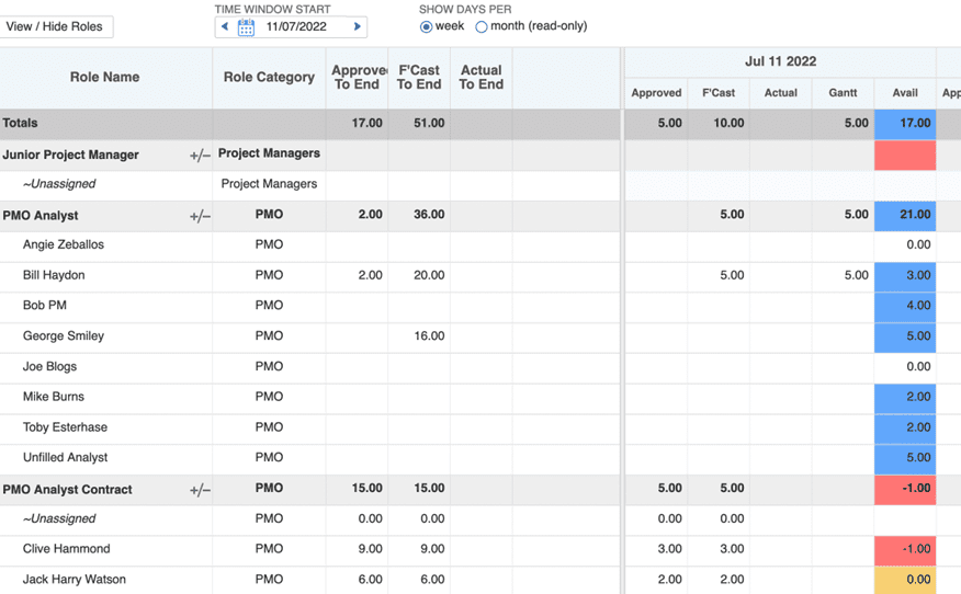 Resource Planning Report Template PM3